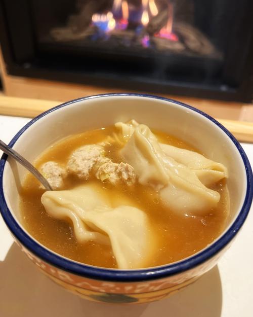 Soupe won ton de Mireille | Photo de Mireille