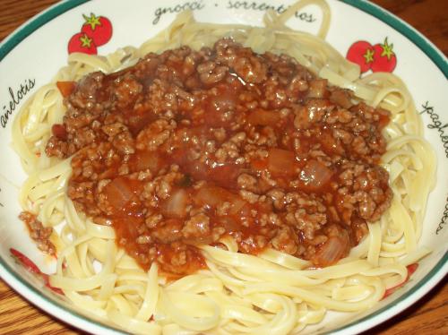 Spaghetti à la viande version rapide de Manger Avec Mo | Photo de Manger avec mo