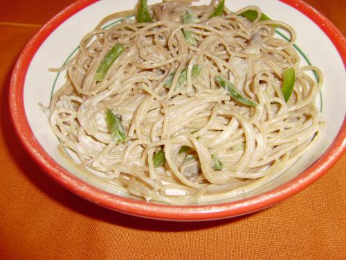 Spaghetti alfredo à la roxane