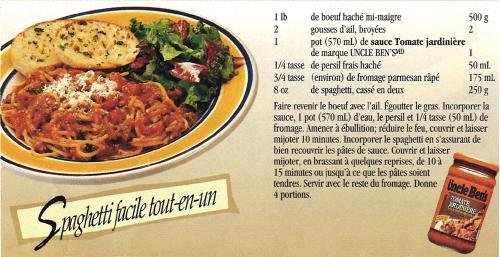 Spaghetti facile tout-en-un de Uncle Ben's | Photo de PassionRecettes