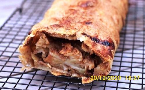 Strudel aux pommes croustillant