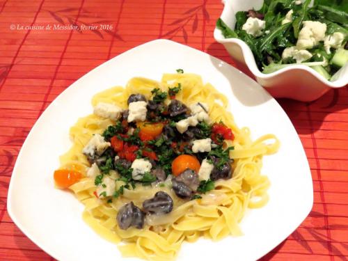 Tagliatelles crémeuses aux escargots et au bleu de Messidor | Photo de Messidor