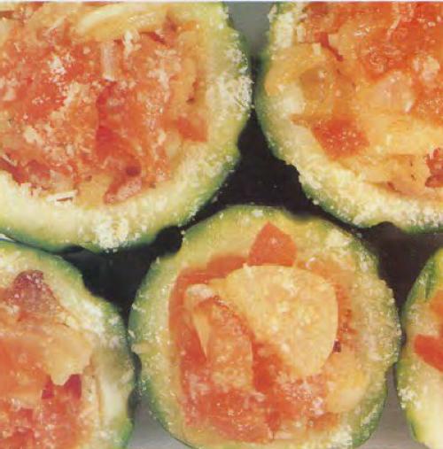 Tambourins de courgettes à la tomate de Qu'est-Ce Qu'on Mange | Photo de PassionRecettes