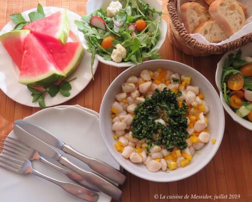 Tartare de pétoncles de baie au chimichurri de Messidor | Photo de Messidor