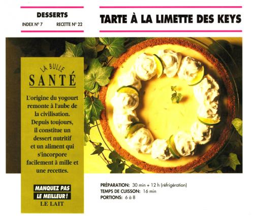 Tarte à la limette des keys de Bon Appétit | Photo de PassionRecettes