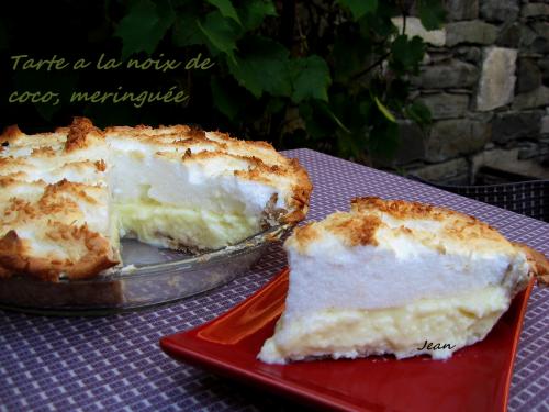 Tarte a la noix de coco meringuée de Nell | Photo de Nell