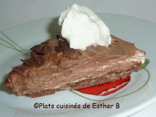 Tarte au chocolat et aux chips de Esther B | Photo de Estherb