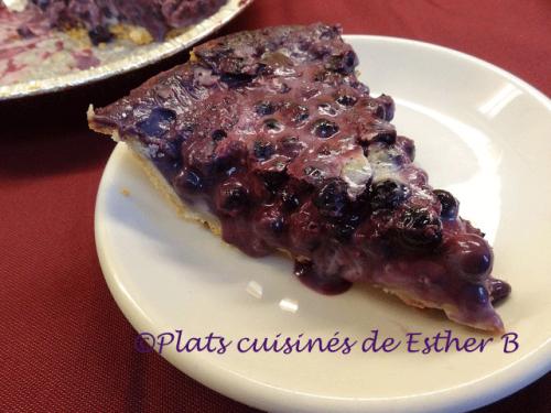 Tarte aux bleuets et à la crème de Esther B | Photo de Estherb