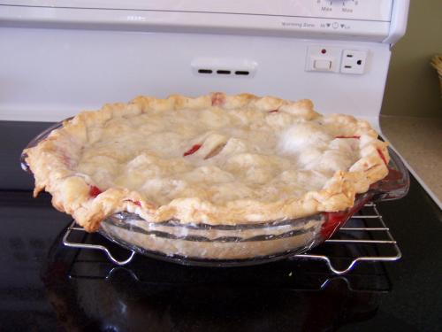 Tarte aux fraises (double croûte) de Esther B | Photo de Chiboum