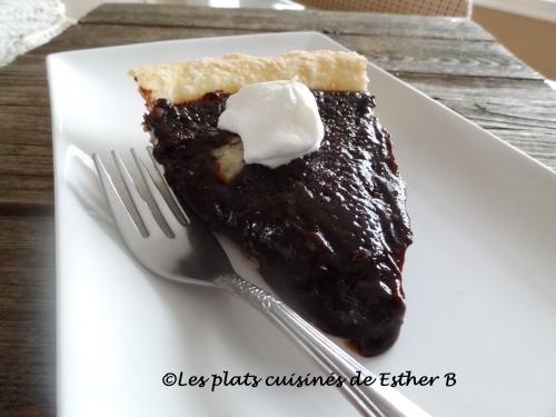 Tarte sucre à la crème au chocolat de Esther B | Photo de Estherb