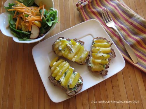 Tartines aux betteraves jaunes + de Messidor | Photo de Messidor