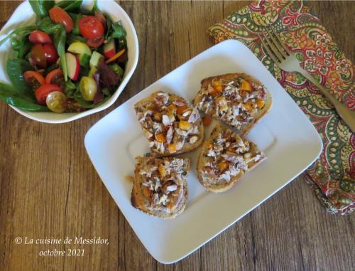 Tartines de poisson méditerranée + de Messidor | Photo de Messidor