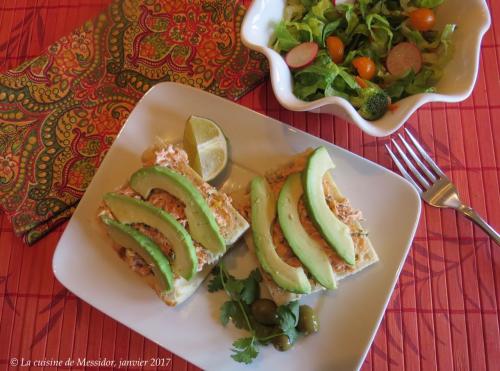 Tartines de saumon à l'avocat de Messidor | Photo de Messidor