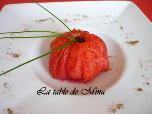 Tomate coeur de boeuf confite entière. de Mamina13 | Photo de Mamina13