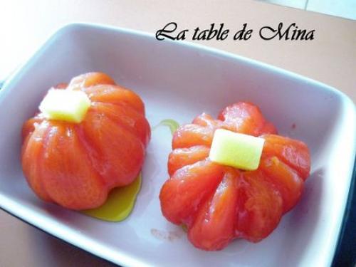 Tomate coeur de boeuf confite entière. de Mamina13 | Photo de Mamina13