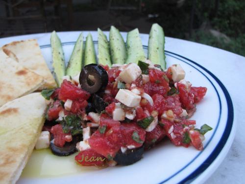 Tomate en tartare de Nell | Photo de Nell