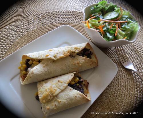 Tortillas roulées au tempeh de Messidor | Photo de Messidor