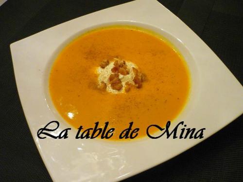 Velouté de potiron au confit de châtaignes de Mamina13 | Photo de Mamina13