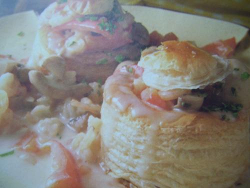 Vol-au vent aux crevettes - pol martin de Callyoe | Photo de Callyoe