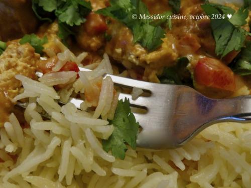 Tofu en sauce aux arachides du mercredi soir + de Messidor