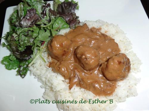 Boulettes façon stroganoff de Esther B | Photo de Estherb