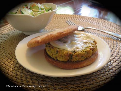 Burgers sans viande à l'indienne de Messidor | Photo de Messidor