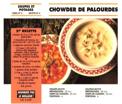 Chowder de palourdes de Bon Appétit | Photo de PassionRecettes