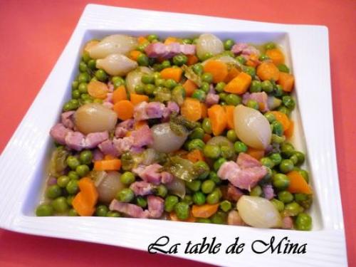 Cotes de veau farcies au reblochon et jardinière de petits pois a l'ancienne de Mamina13 | Photo de Mamina13