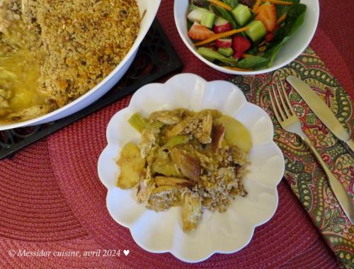 Croustade de poulet à la pomme et au cari + de Messidor | Photo de Messidor