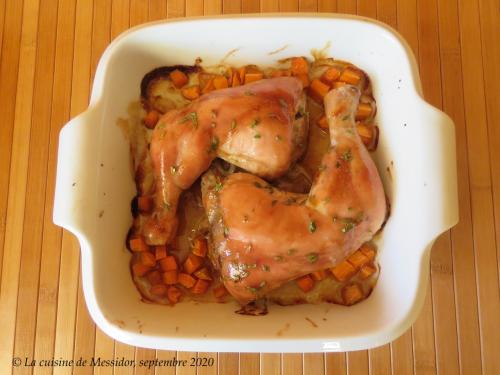 Cuisses de poulet laquées, érable et balsamique de Messidor | Photo de Messidor