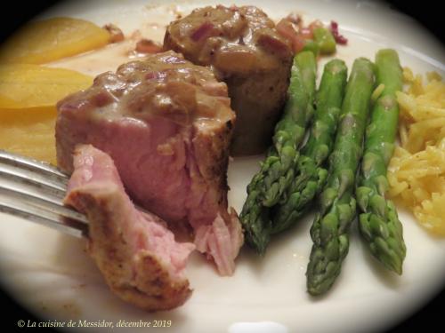 Filet de porc, sauce suave aux deux moutardes + de Messidor | Photo de Messidor