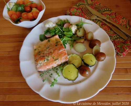 Filets de truite sur plaque + de Messidor | Photo de Messidor