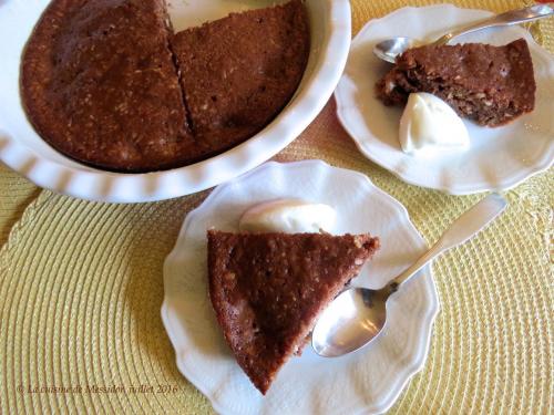 Gâteau choco/poires au yogourt de Messidor | Photo de Messidor