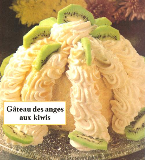 Gâteau des anges aux kiwis de Pol Martin | Photo de PassionRecettes