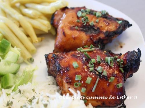 Hauts de cuisse de poulet grillés à l'asiatique de Estherb | Photo de Estherb