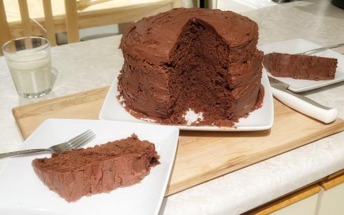 Le gâteau du diable de tante lise de Cow Brand | Photo de Mireille