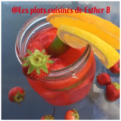 Limonade fraises, citron et lime de Esther B | Photo de Estherb