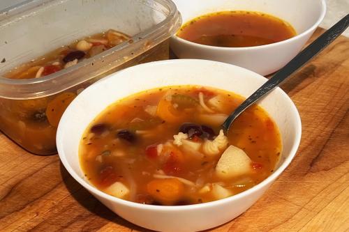 Maudite bonne soupe minestrone de Yolande | Photo de Mireille