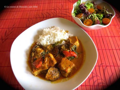 Mijoté de porc, tomates et lait de coco de Messidor | Photo de Messidor