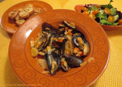 Moules aux légumes et au safran de Messidor | Photo de Messidor