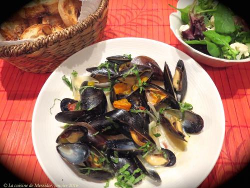 Moules crémeuses au four à la provençale de Messidor | Photo de Messidor