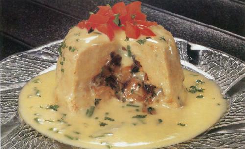 Mousseline de saumon au ragoût de champignons de Qu'est-Ce Qu'on Mange | Photo de PassionRecettes