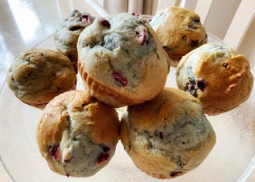 Muffins aux canneberges de Ail | Photo de Mireille