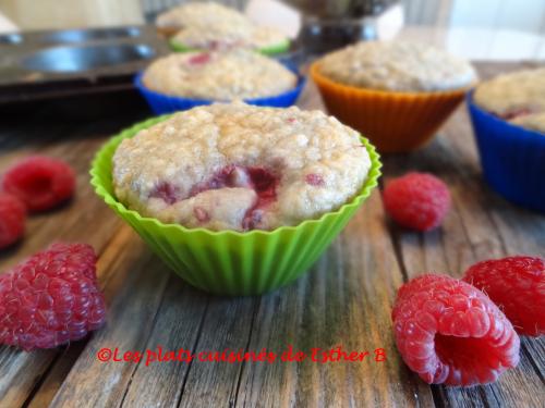 Muffins aux framboises et à l'avoine de Esther B | Photo de Estherb