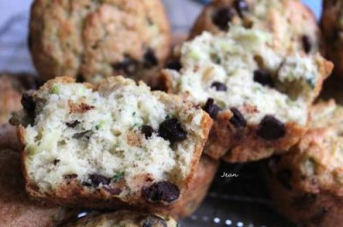 Muffins aux zucchinis et chocolat de Nell | Photo de Nell