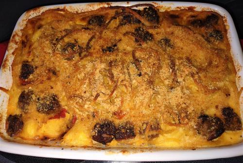 Nouille et saucisse au gratin | Photo de PassionRecettes