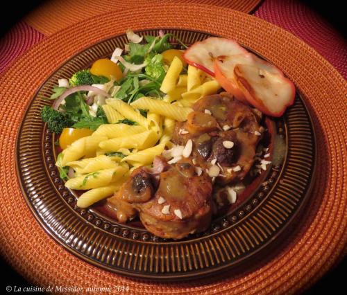 Osso buco de porc aux pommes et aux amandes de Messidor | Photo de Messidor