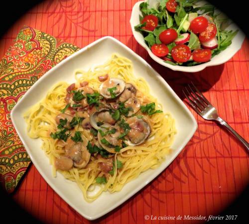 Palourdes à l'italienne sur pâtes + de Messidor | Photo de Messidor