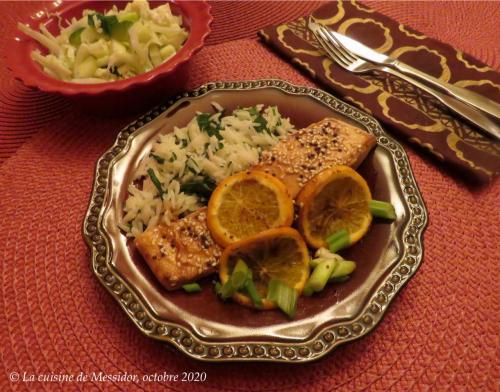 Pavés de saumon à l'orange, saveurs orientales + de Messidor | Photo de Messidor