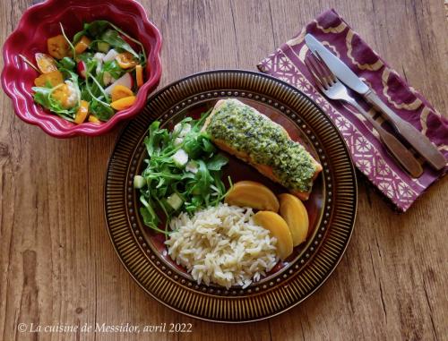 Pavés de saumon au pesto minute + de Messidor | Photo de Messidor